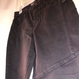 High rise stretch moto-style jeggings